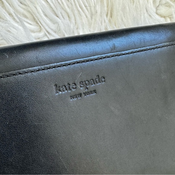 Kate Spade Black Leather Wallet - Picture 3 of 7